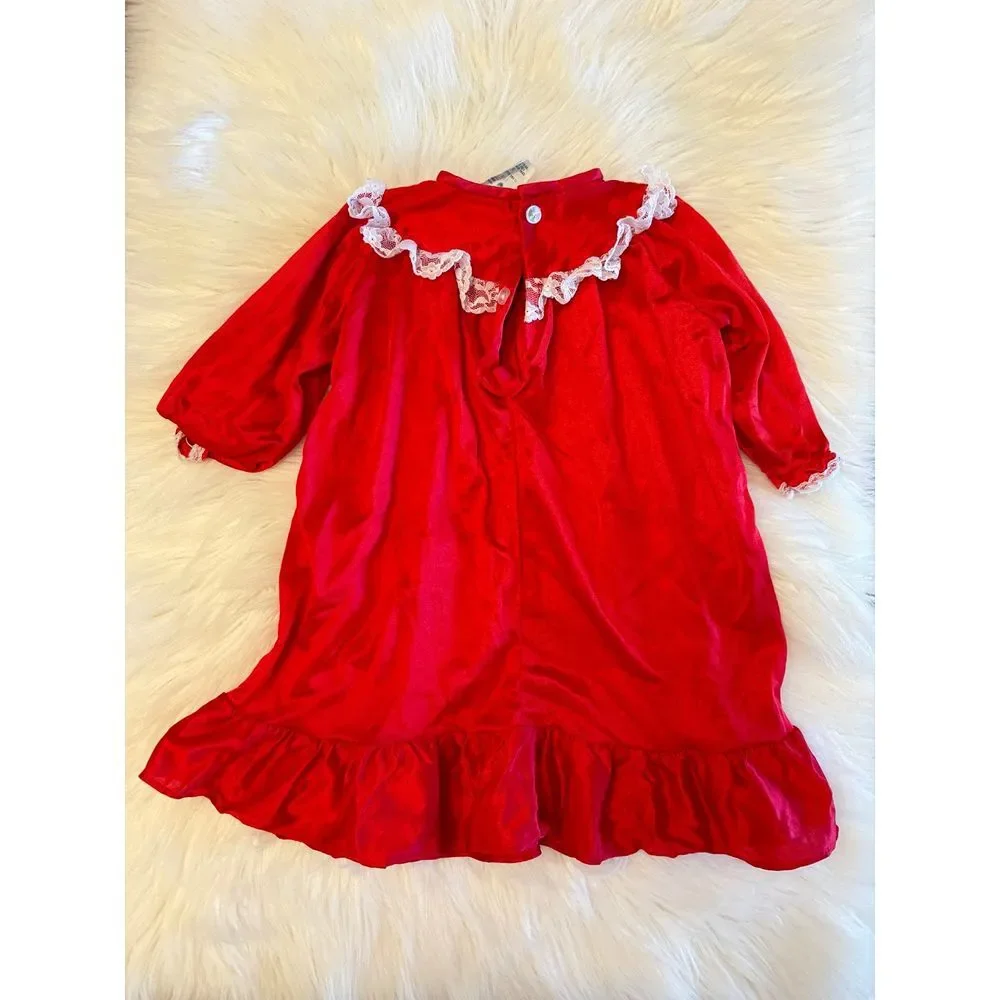 Vintage‎ IC Isaacson Carrico Toddler Nightgown Sz Small